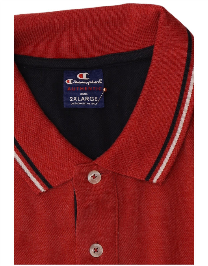 CHAMPION Polo para hombre 2XL Rojo