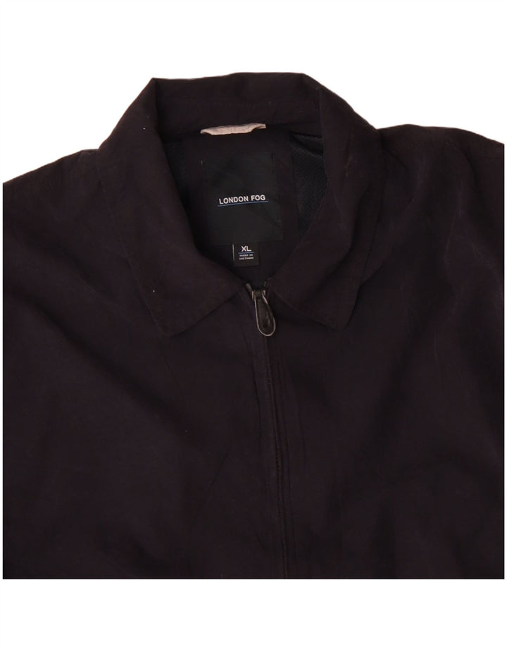 LONDON FOG Chaqueta Bomber para Hombre UK 42 XL Azul Marino Poliéster