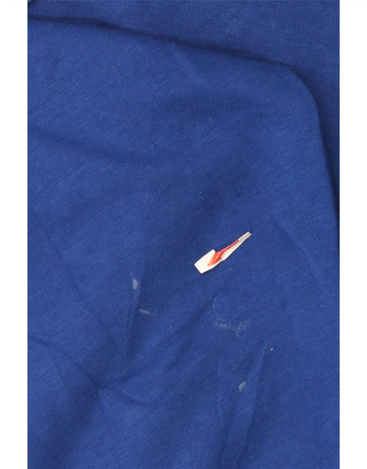 Zara Mujer Sudadera con Capucha Extragrande UK 10 Small Azul