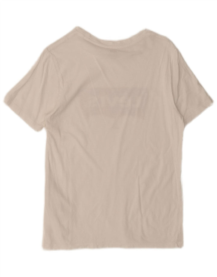 Levi's Hombre Camiseta Gráfica Top XS Algodón Blanco