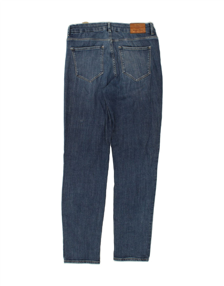 MASSIMO DUTTI Womens Slim Jeans EU 38 Small W30 L29 Navy Blue Cotton | Vintage Massimo Dutti | Thrift | Second-Hand Massimo Dutti | Used Clothing | Messina Hembry 