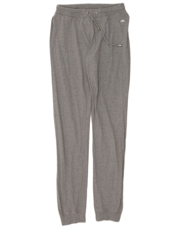 ELLESSE Womens Tracksuit Trousers Joggers UK 14 Medium  Grey Cotton