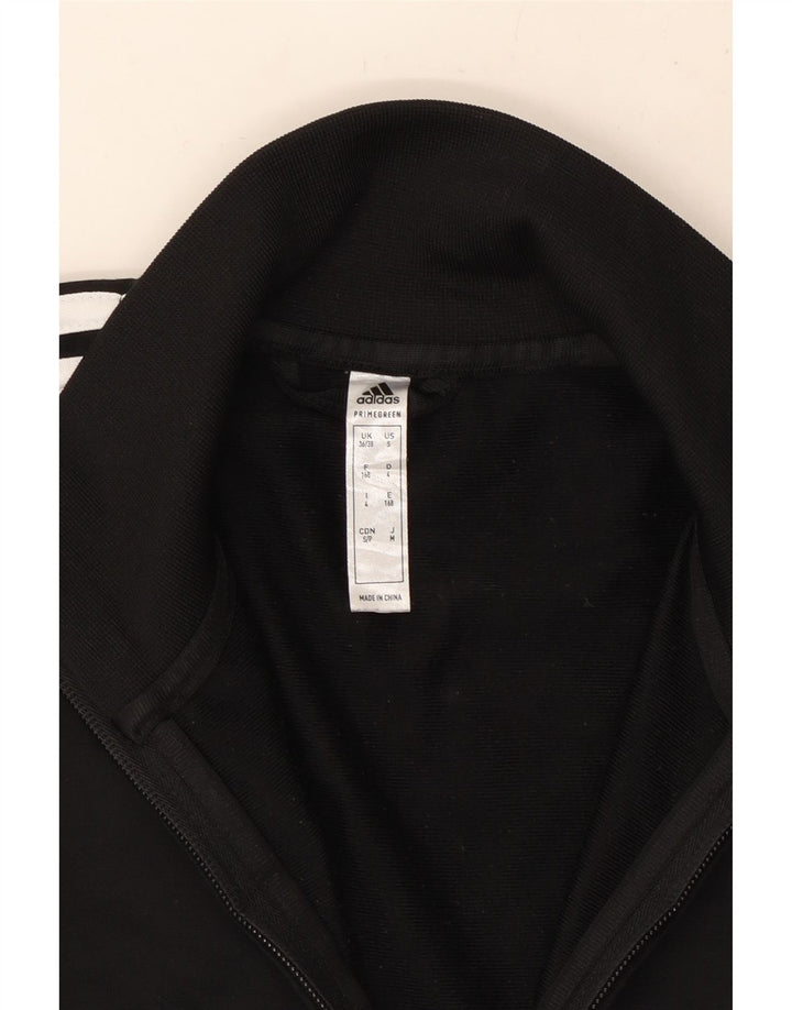 ADIDAS Chaqueta de chándal para hombre UK 36/38 Small Negro Poliéster