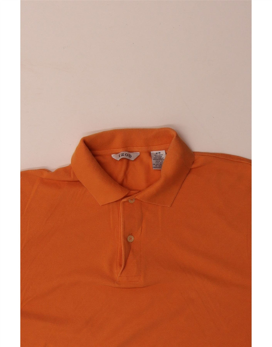 IZOD Polo Hombre Algodón Naranja Medio