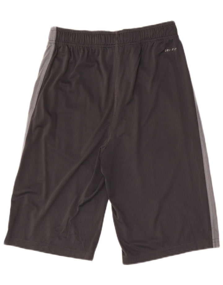 NIKE Pantalones cortos deportivos Dri Fit para hombre Poliéster gris grande