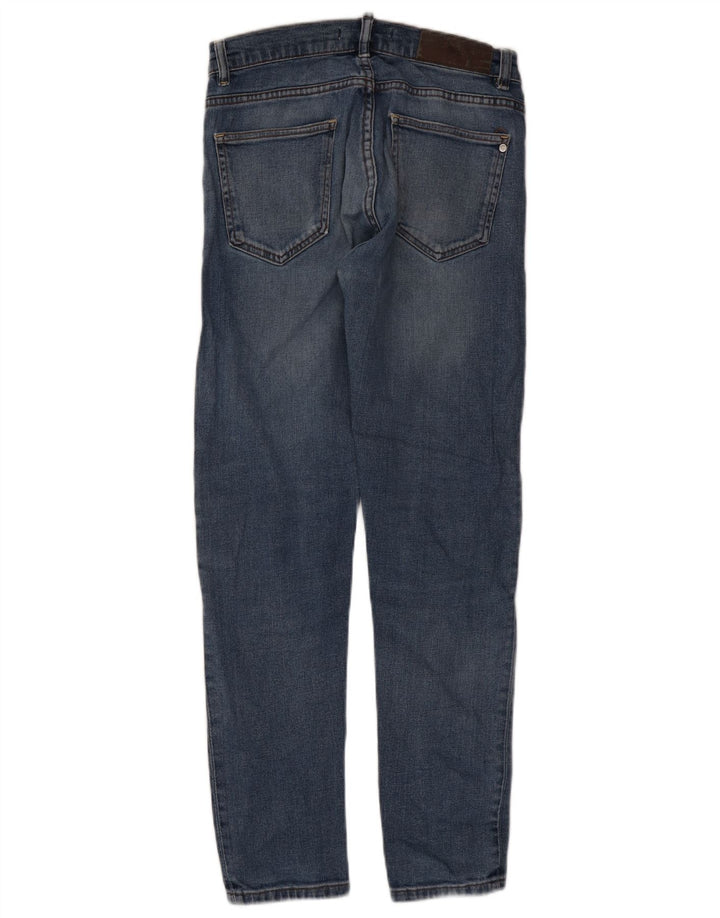 ZARA Vaqueros Slim para Hombre EU 38 Small W30 L30 Azul