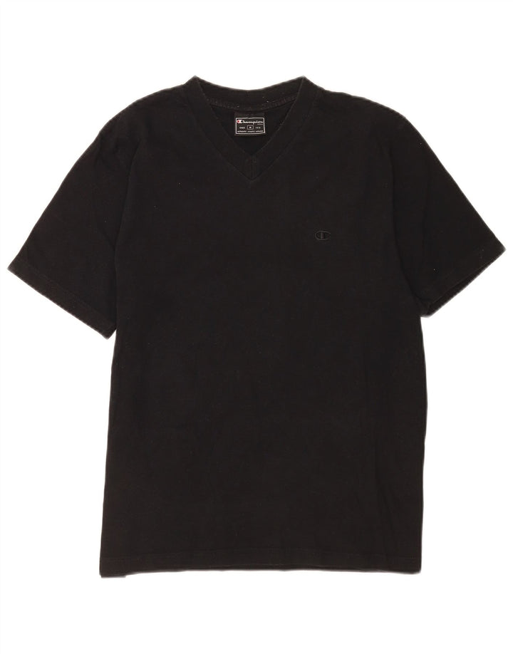 Champion Camiseta Hombre Top Medium Negro Algodón