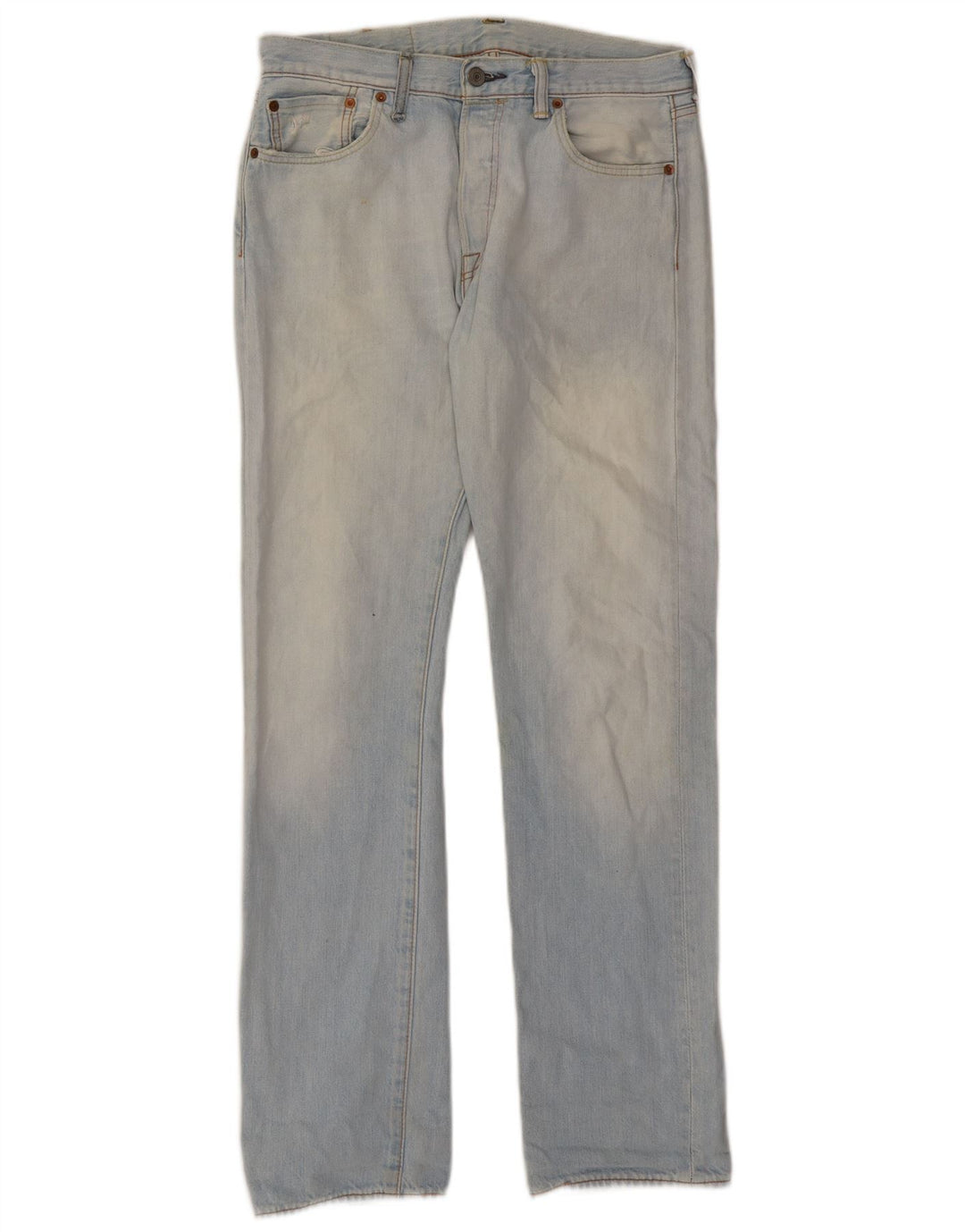 Levi's Hombre 501 Vaqueros Rectos W30 L32 Algodón Azul