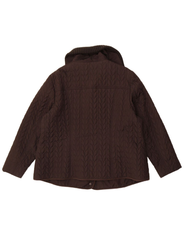 Monsoon Chaqueta Acolchada para Mujer ES 38 3XL Poliéster Negro