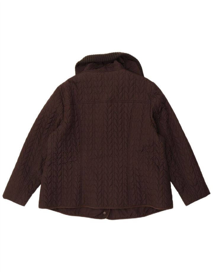 Monsoon Chaqueta Acolchada para Mujer ES 38 3XL Poliéster Negro