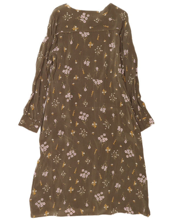 Marks & Spencer Vestido recto de manga larga Per Una para mujer UK 44 Verde grande
