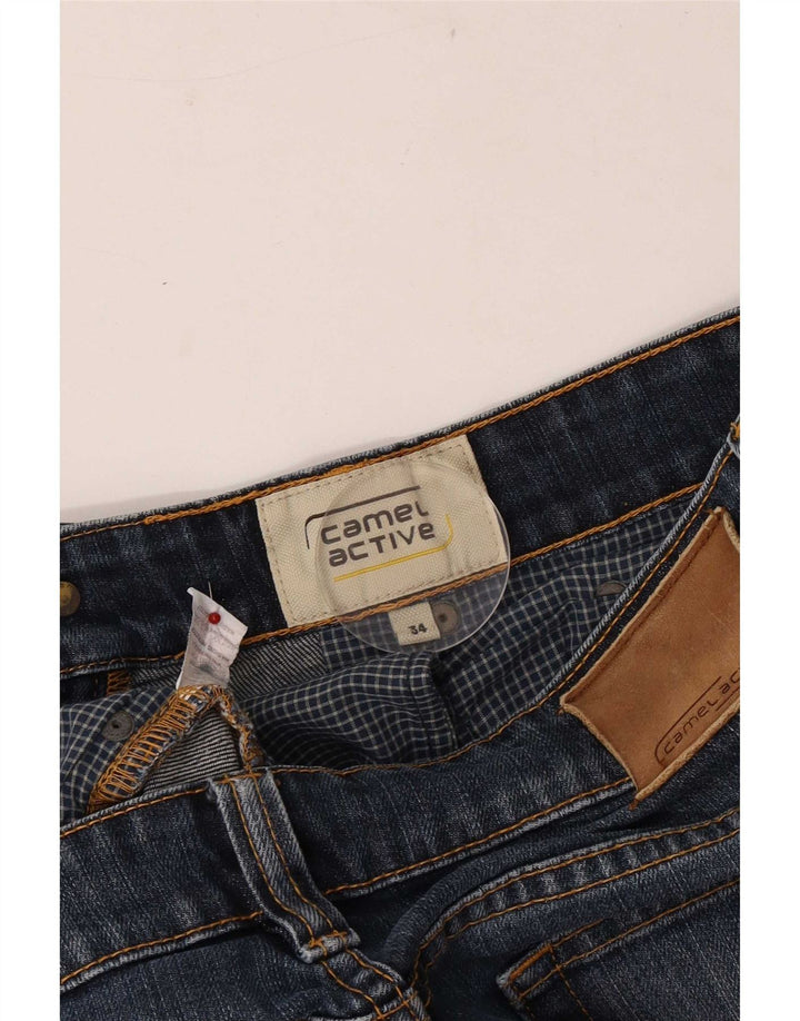 Vaqueros rectos para hombre Camel Active W34 L32 Algodón azul