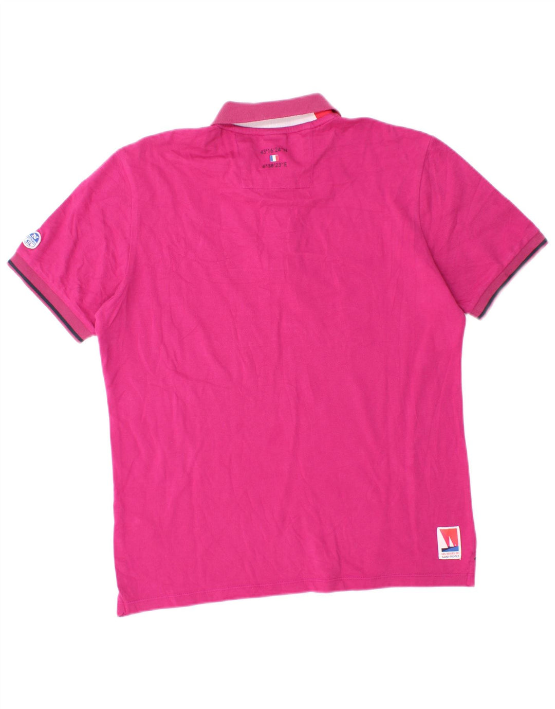 North Sails Polo Gráfico Para Hombre Algodón Rosa Pequeño