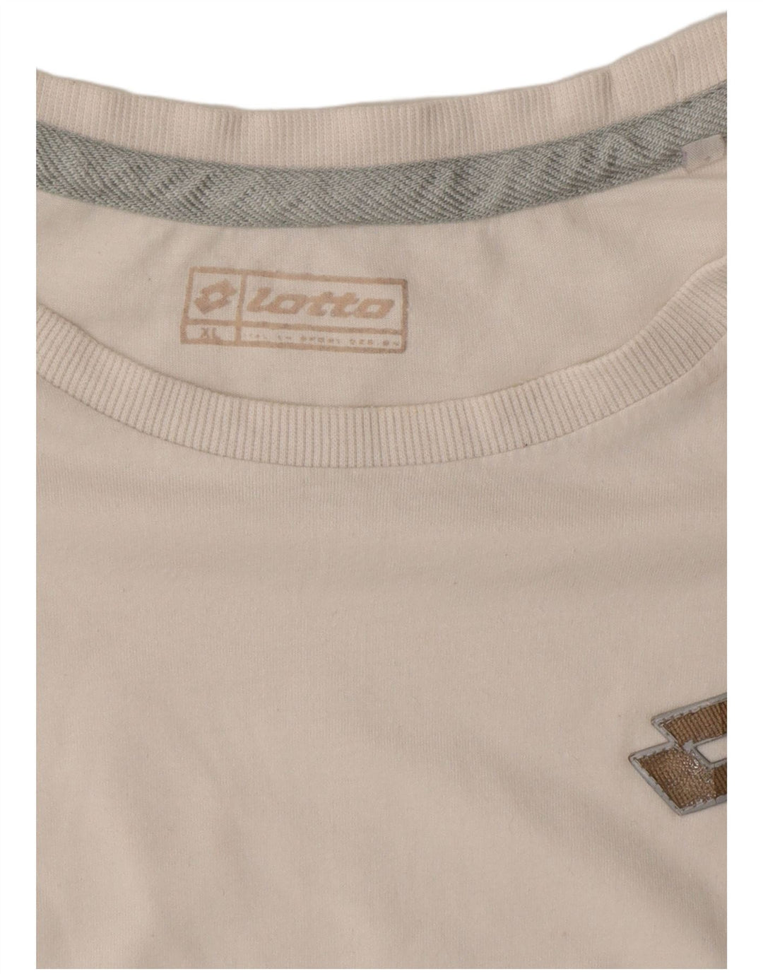 LOTTO Camiseta sin mangas para hombre XL Blanco