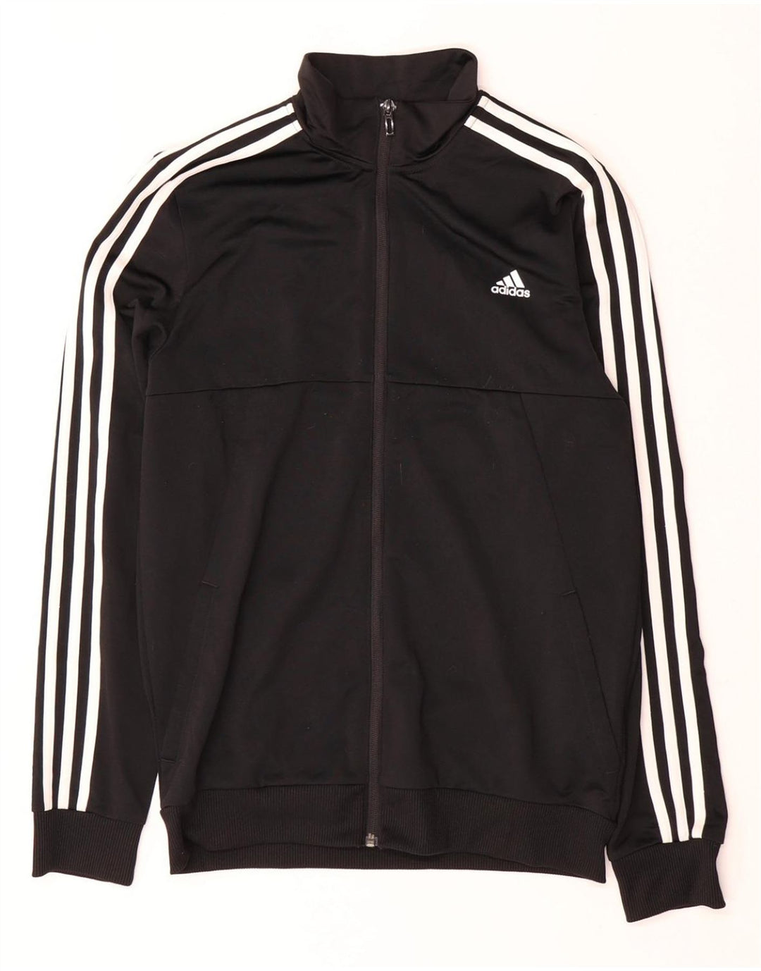 ADIDAS Chicos Climalite Chándal Top Chaqueta 15-16 Años Negro Poliéster