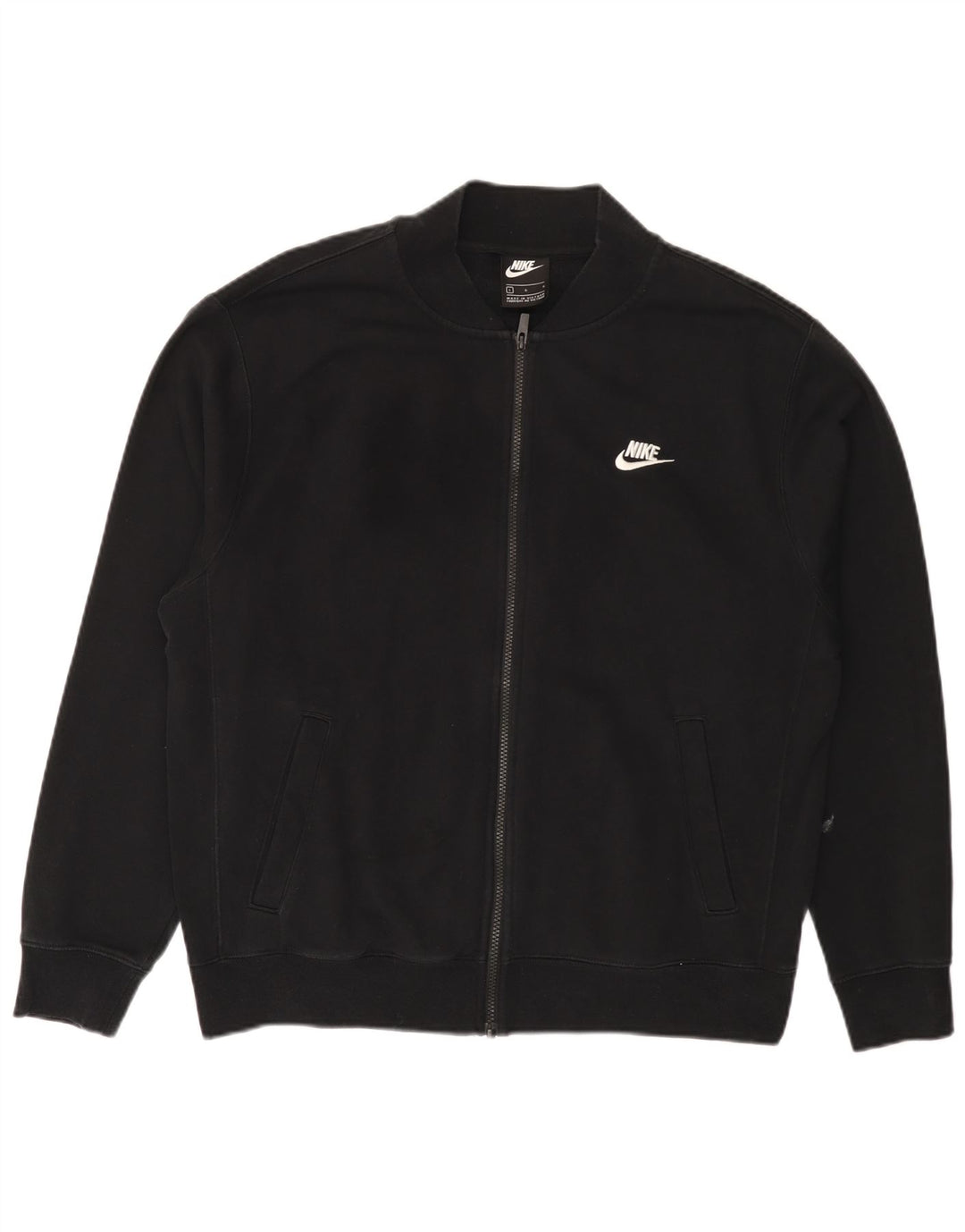 Nike - Chaqueta de chándal para hombre, talla grande, algodón negro