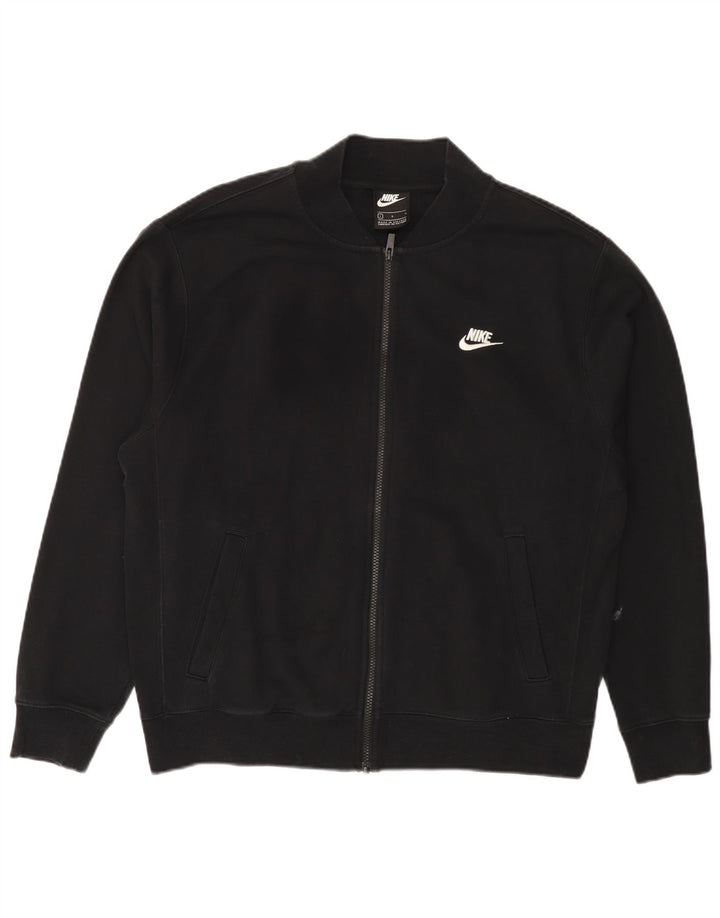 Nike - Chaqueta de chándal para hombre, talla grande, algodón negro