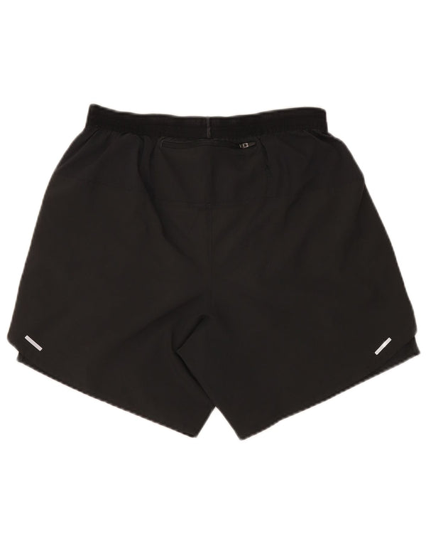 Pantalones cortos deportivos Nike Dri Fit para hombre gris medio color block