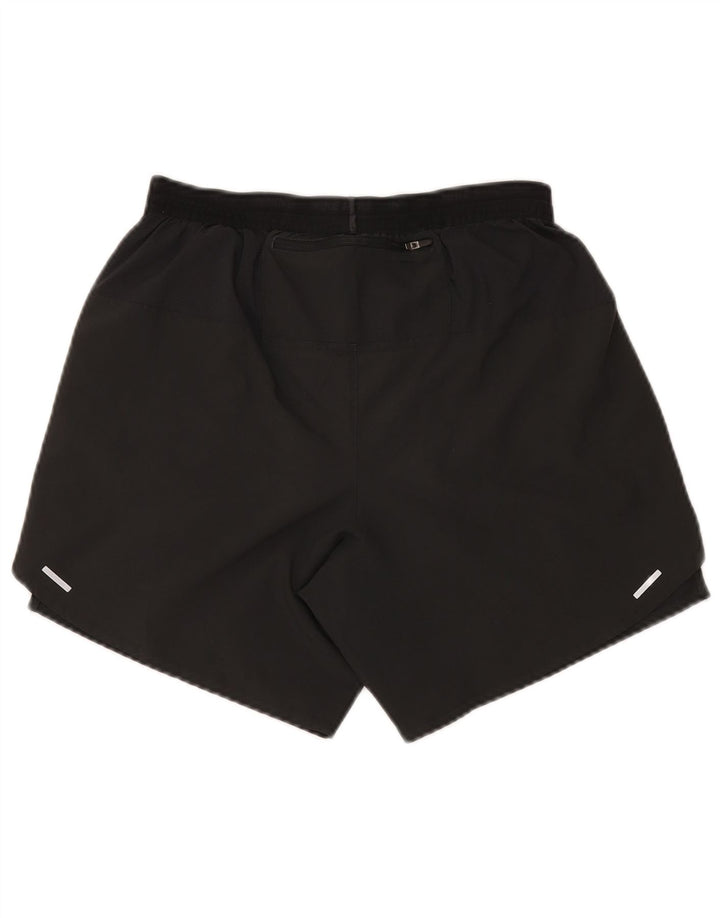 Pantalones cortos deportivos Nike Dri Fit para hombre gris medio color block