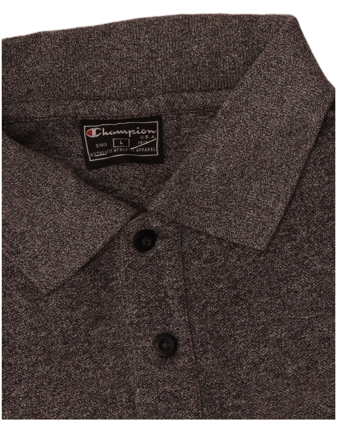 Champion Polo Para Hombre Grande Gris Moteado