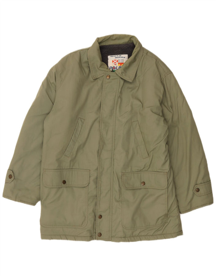 Polbot Chaqueta cortavientos para hombre ES 42 XL Poliamida verde