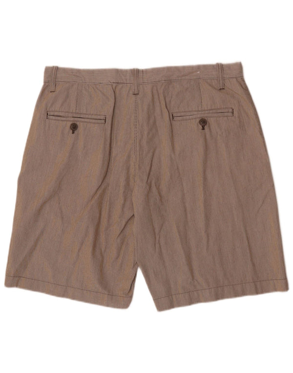Gap Pantalones cortos chinos para hombre W34 Algodón a rayas beige grande