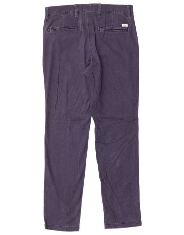 Jack & Jones Mens Marco Slim Chino Pantalones W29 L30 Algodón Azul