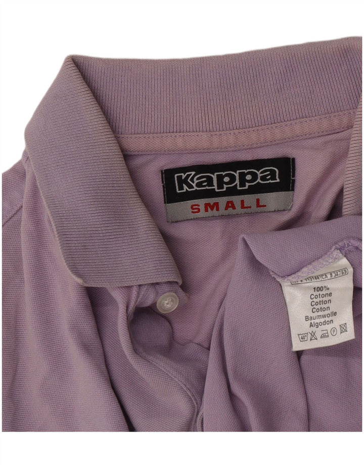 Kappa Polo Hombre Small Morado Algodón
