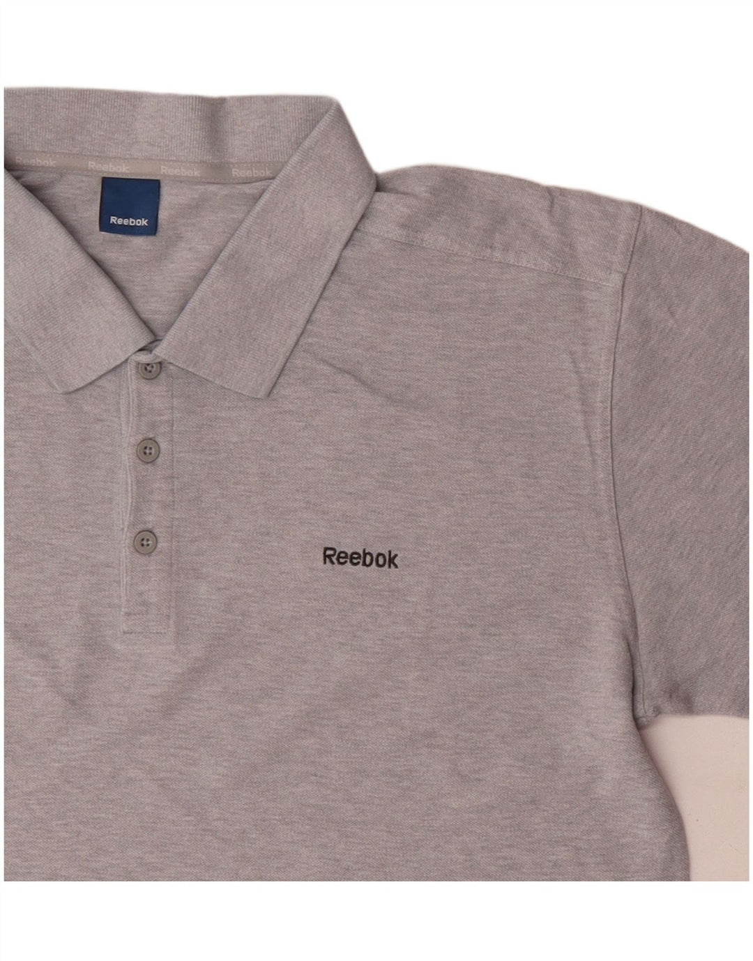 Polo Reebok Hombre XL Gris Algodón