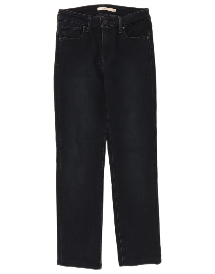 Levi's Mujer 712 Slim Jeans W26 L27 Algodón Azul Marino