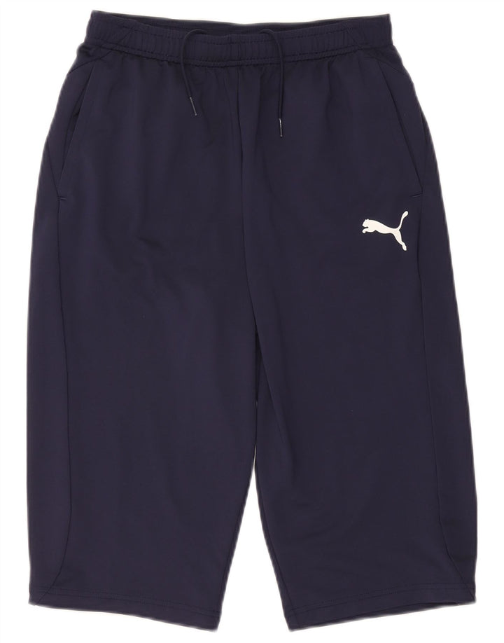 Puma Bermudas deportivas para niño 15-16 años Azul marino