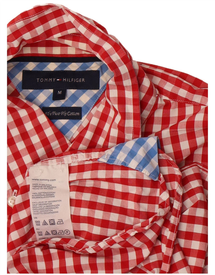 Camisa Tommy Hilfiger Hombre Medium Red Check Cotton