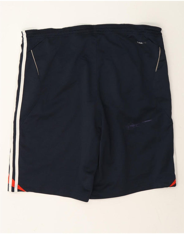 Adidas Mens Climalite Sport Shorts Grande Azul Marino Colorblock