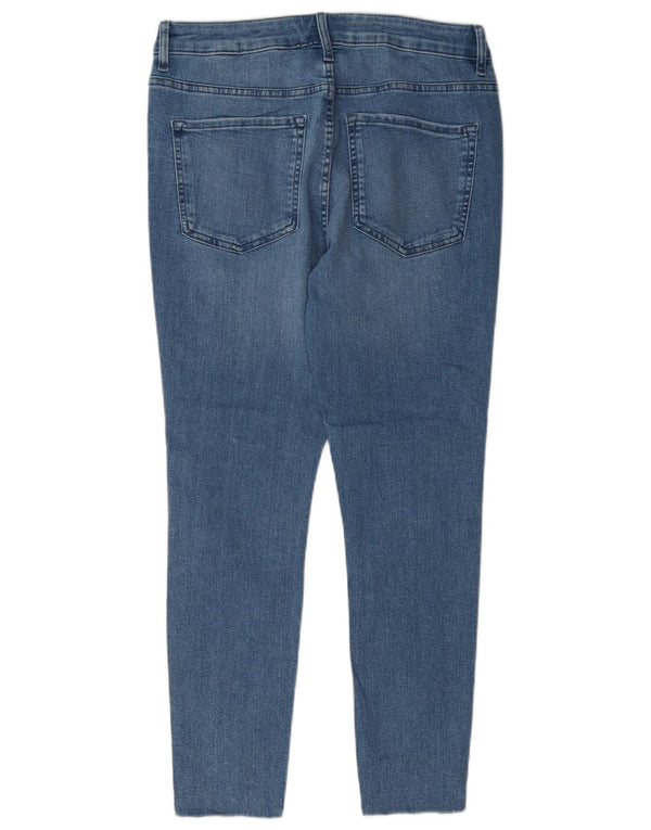 Marks & Spencer Jeans Ajustados The Ivy para Mujer UK 12 Medium W30 L27 Azul