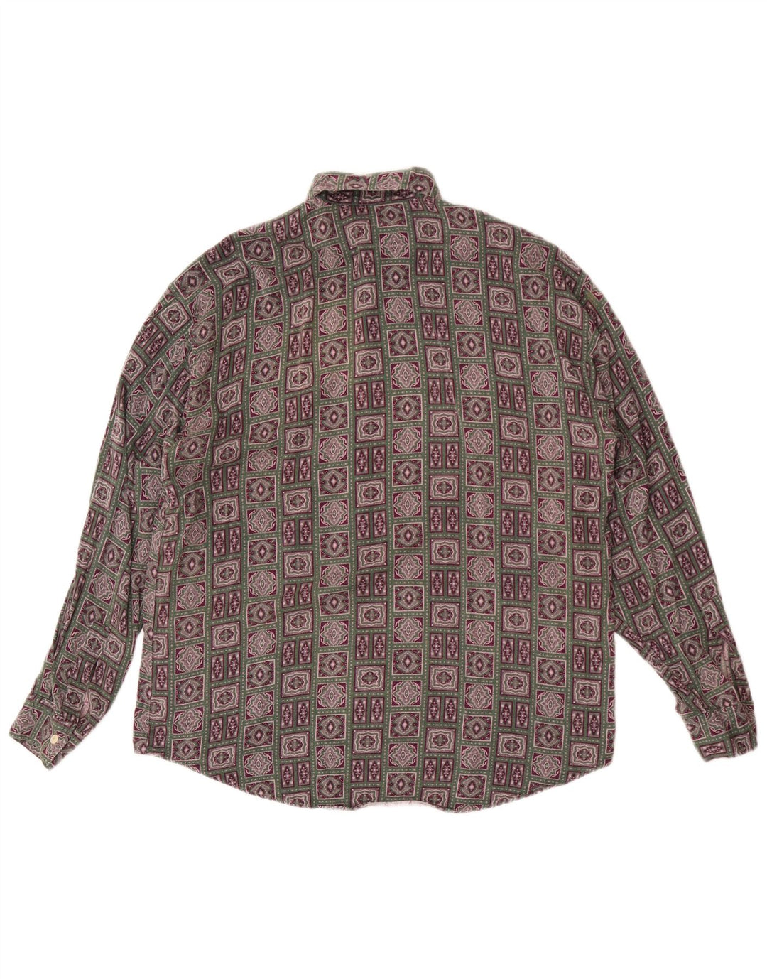 Camisa Benetton Hombre Grande Multicolor Geométrica