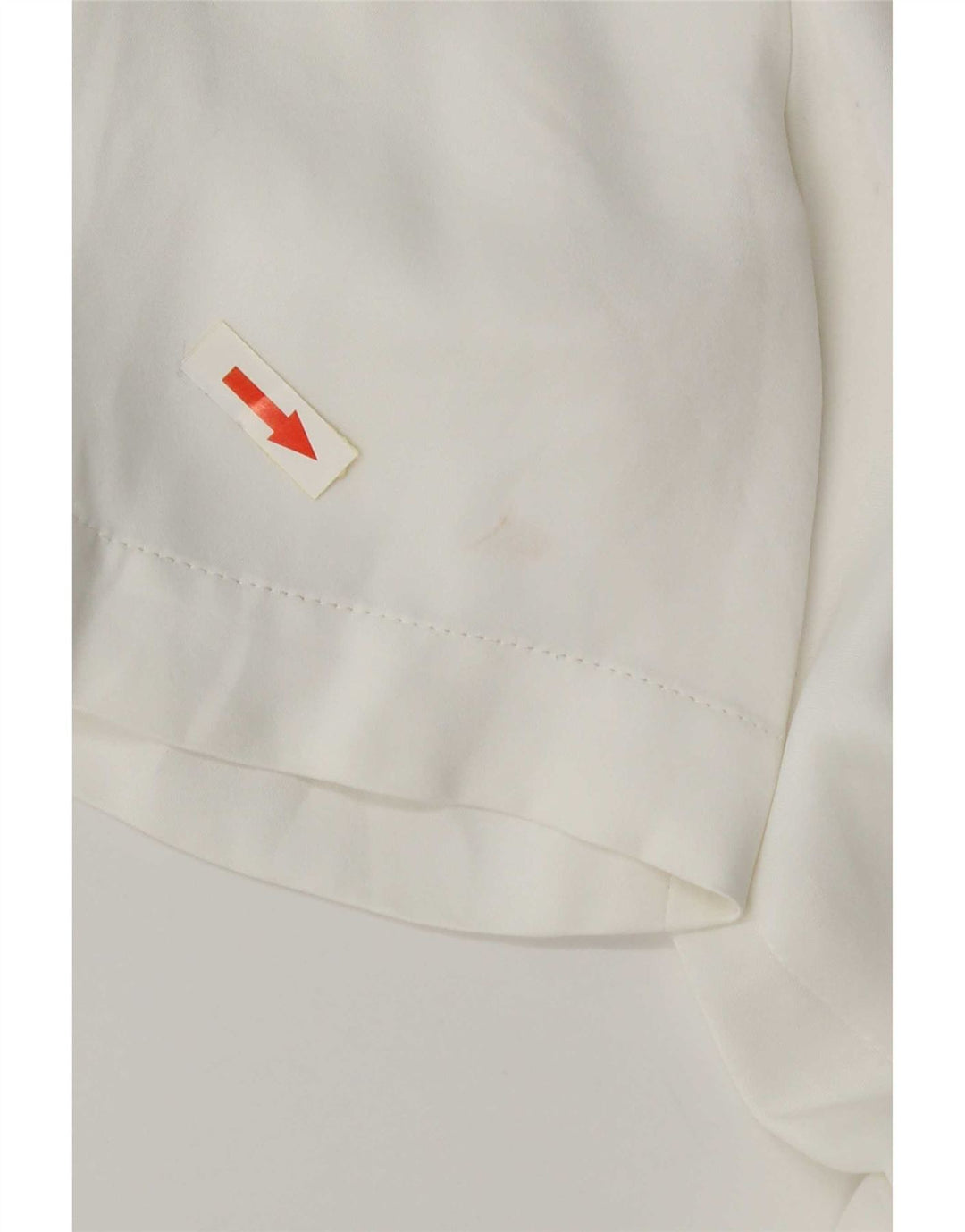 Zara Mujer Camisa Manga Corta UK 44 Medium Viscosa Blanca