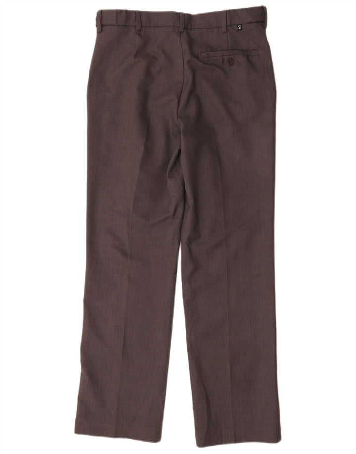 Farah Pantalón chino recto para hombre W32 L31 Poliéster gris
