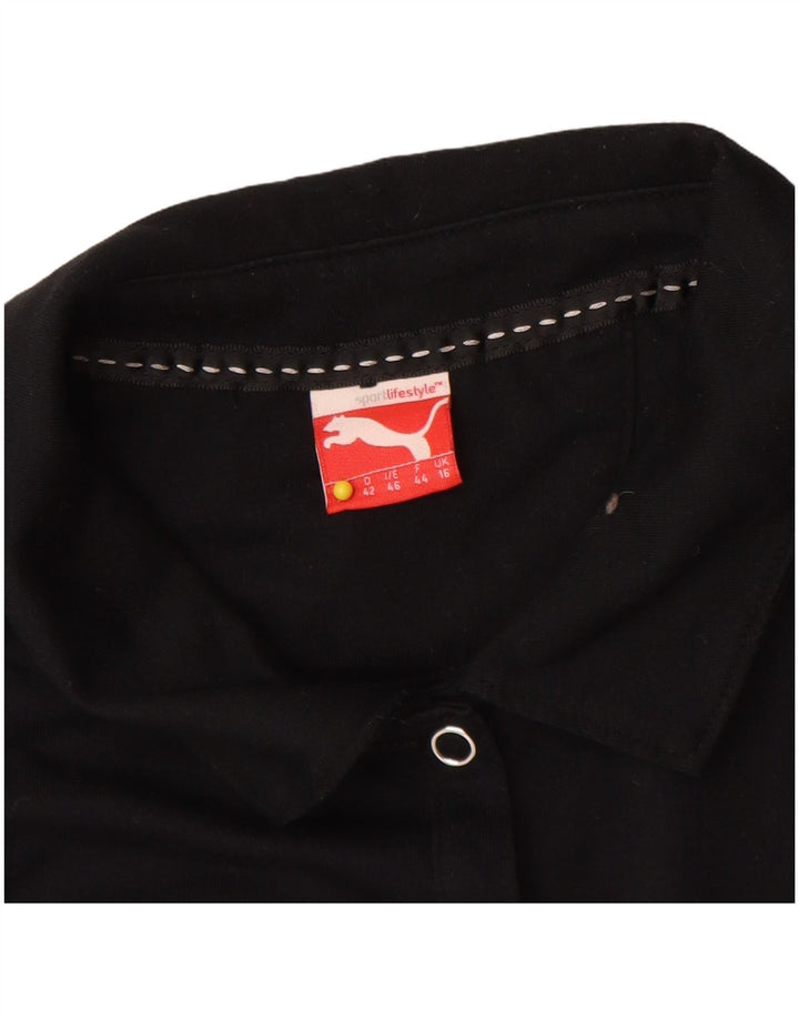 Camiseta Polo de Mujer Puma Reino Unido 16 Grande Negra
