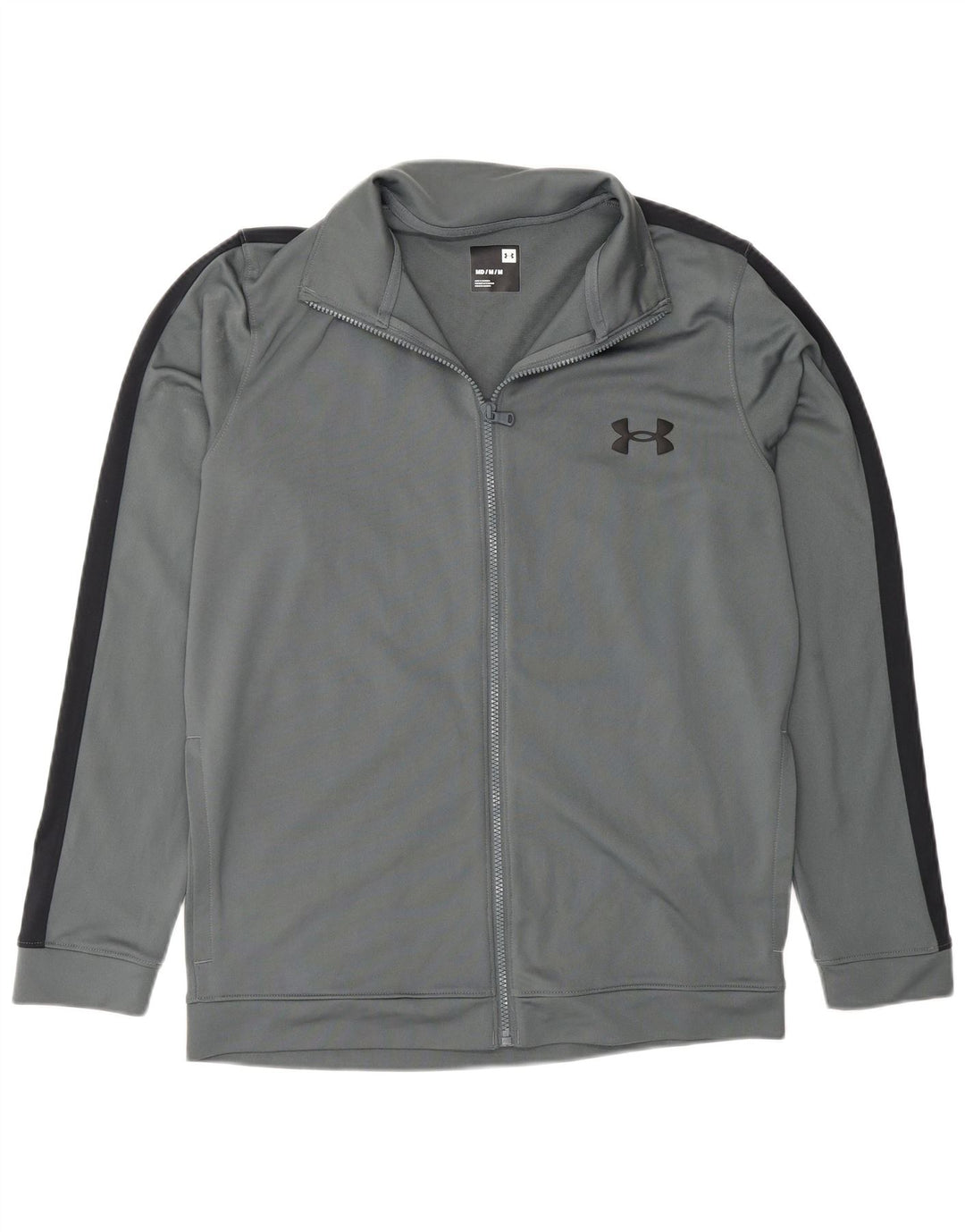 Under Armour Chaqueta de chándal de corte regular con diseño color block en gris medio para hombre