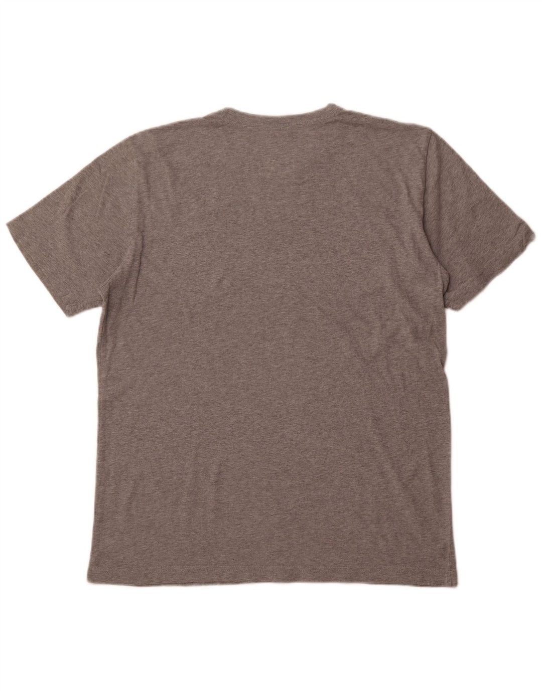NIKE Camiseta gráfica de ajuste regular para hombre Top grande de algodón gris
