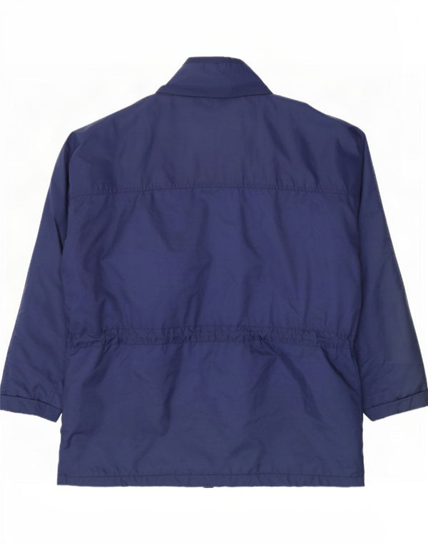 Fila Chaqueta cortavientos con capucha para hombre UK 40 Large Nylon azul marino