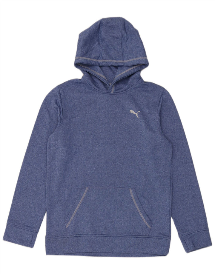 Puma Jersey con capucha para niño 15-16 años XL Azul Poliéster