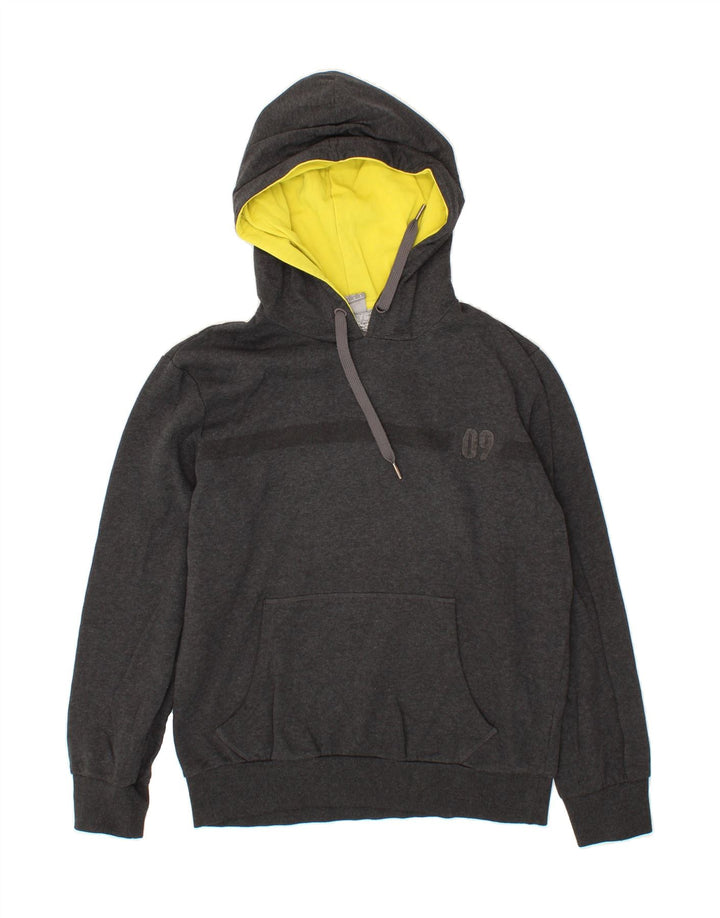PUMA Mens Hoodie Jumper Small Grey Cotton Vintage Puma and Second-Hand Puma from Messina Hembry 