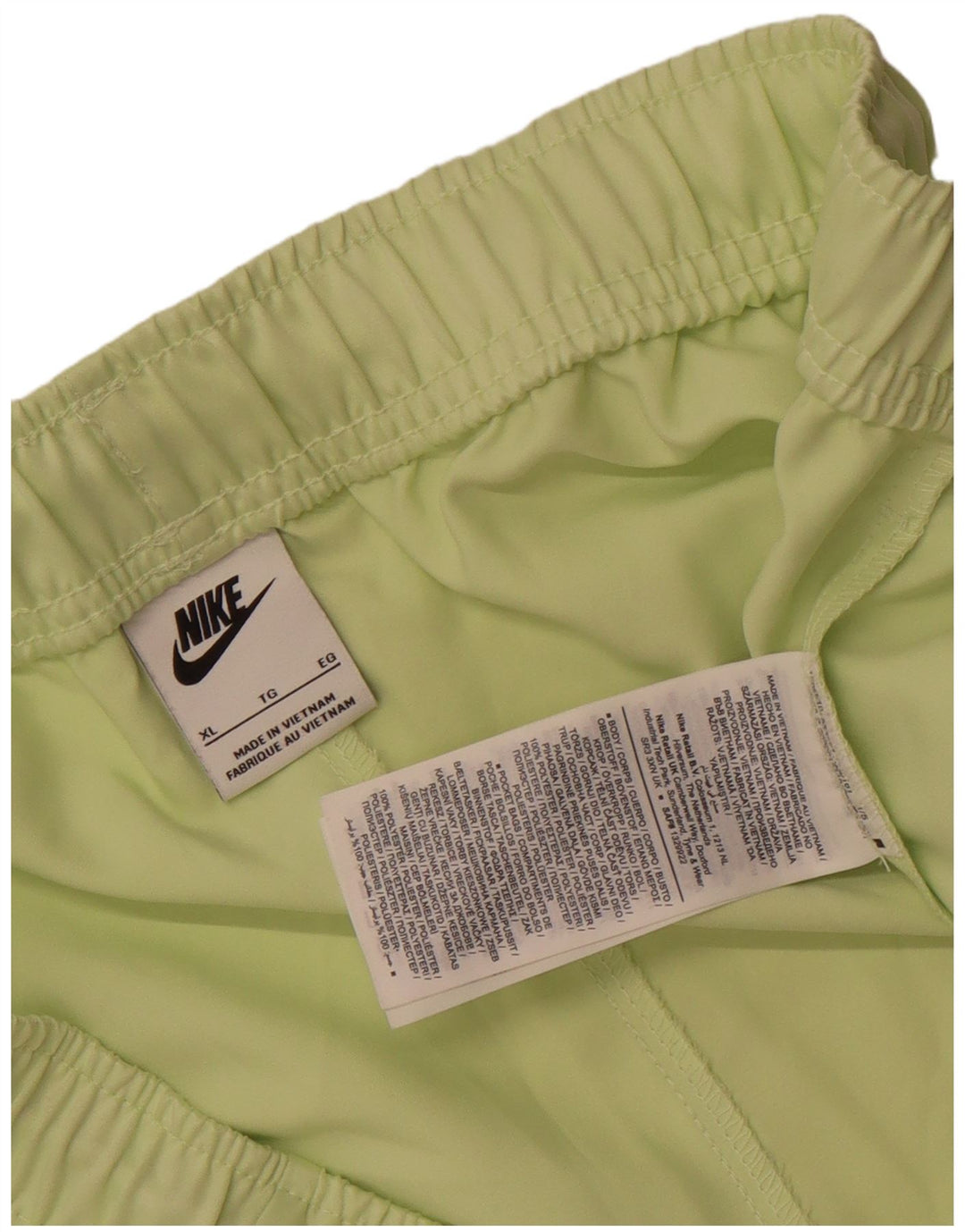 Pantalones cortos deportivos Nike para hombre XL Poliéster verde