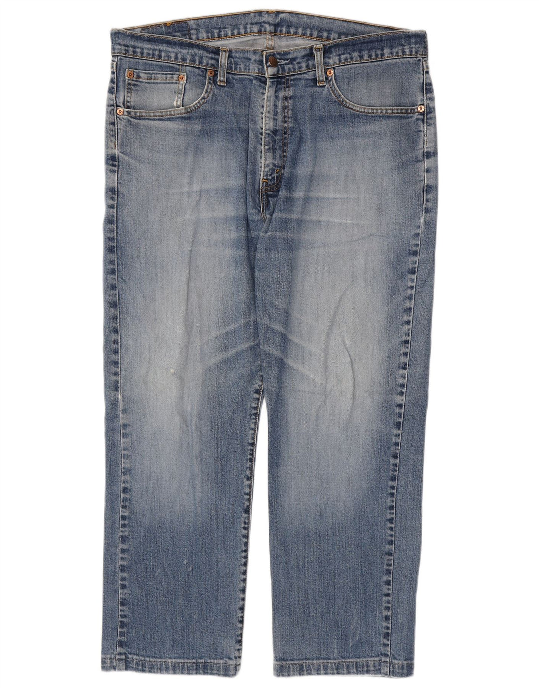 LEVI'S Vaqueros rectos para hombre W38 L27 Algodón azul