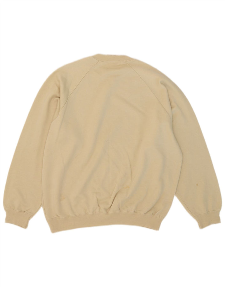 Parmalat Hombre Sudadera Estampada Jersey Grande Algodón Beige