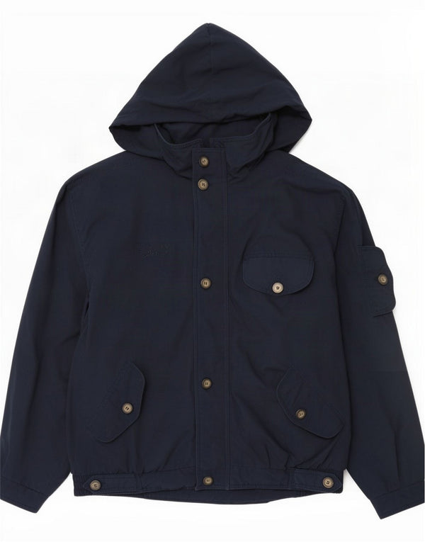 Chaqueta utilitaria con capucha Brugi para hombre UK 42 XL Azul marino Poliéster
