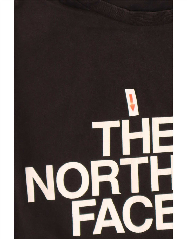 The North Face Camiseta gráfica para hombre Top Medium Black Cotton