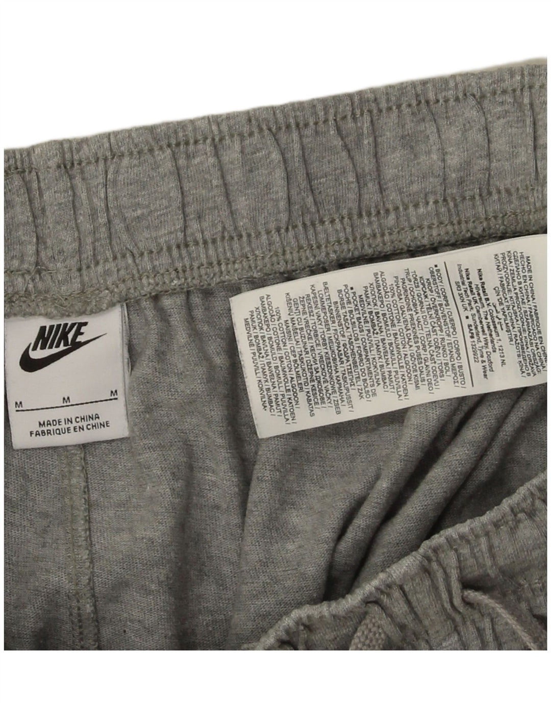 NIKE Mens Sport Shorts Medium Grey Cotton Vintage Nike and Second-Hand Nike from Messina Hembry 
