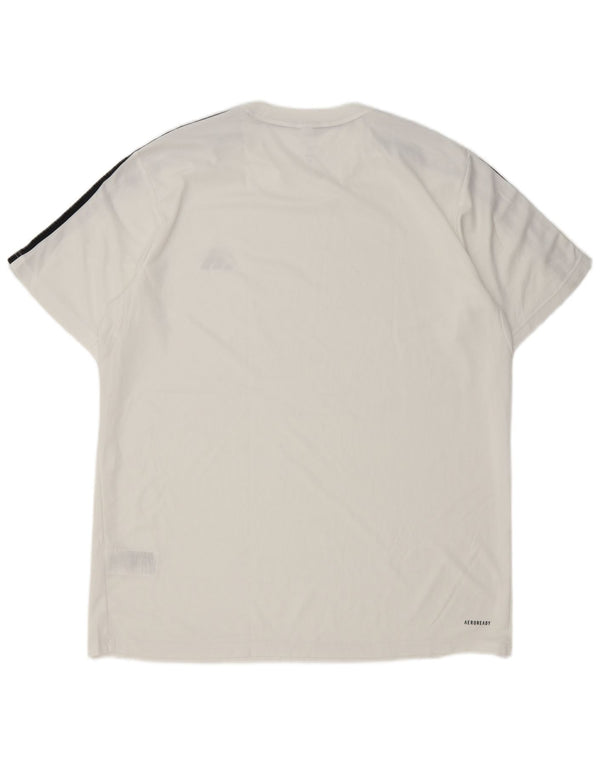Adidas Hombre Aeroready Camiseta Top XL Blanco Poliéster